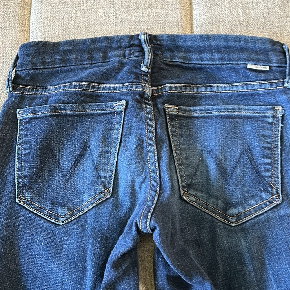 MOTHER THE LOOKER LOW RISE SKINNY JEANS SIZE 24 - Picture 7 of 16